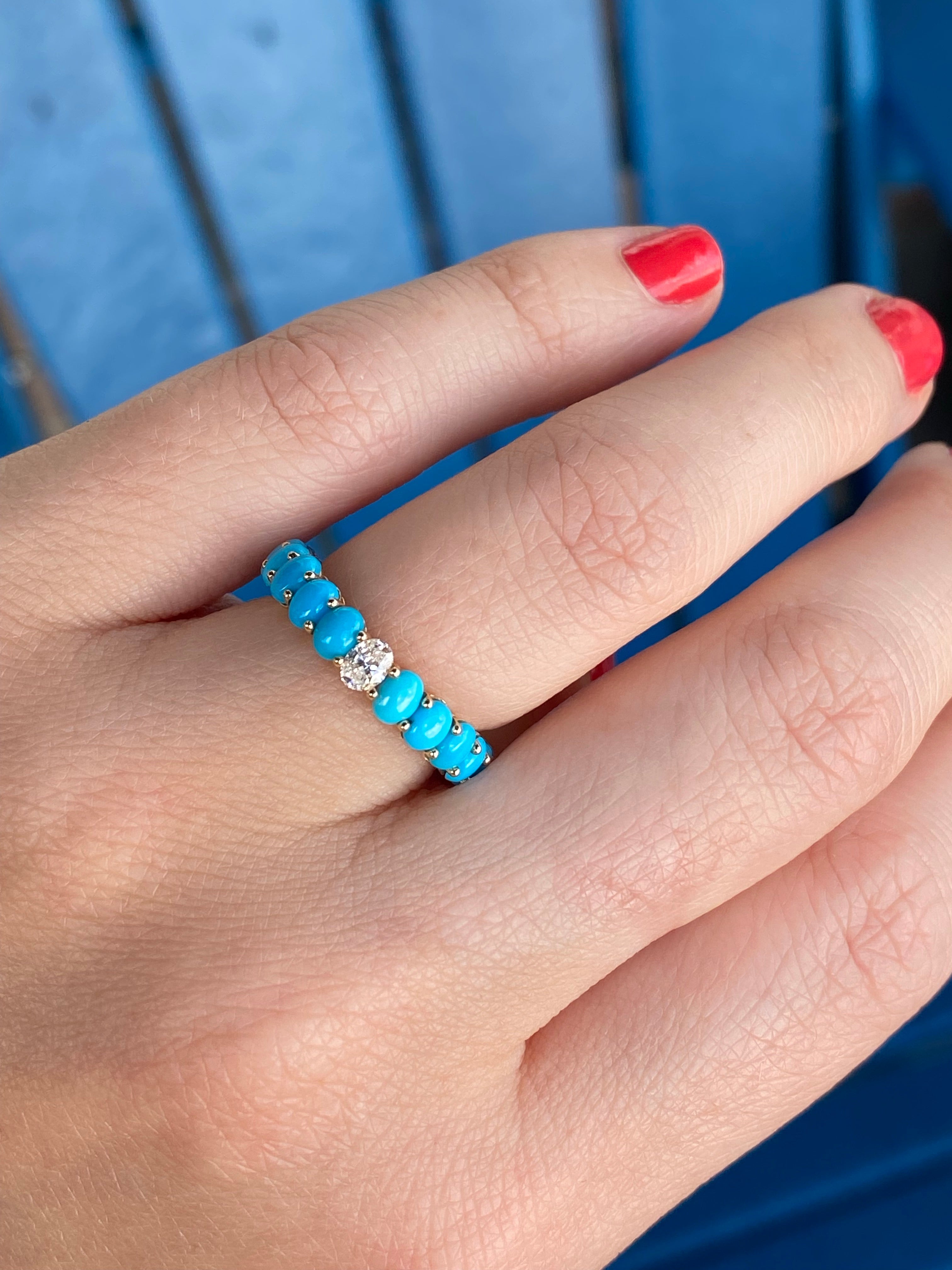 The Single Diamond Eternity Band