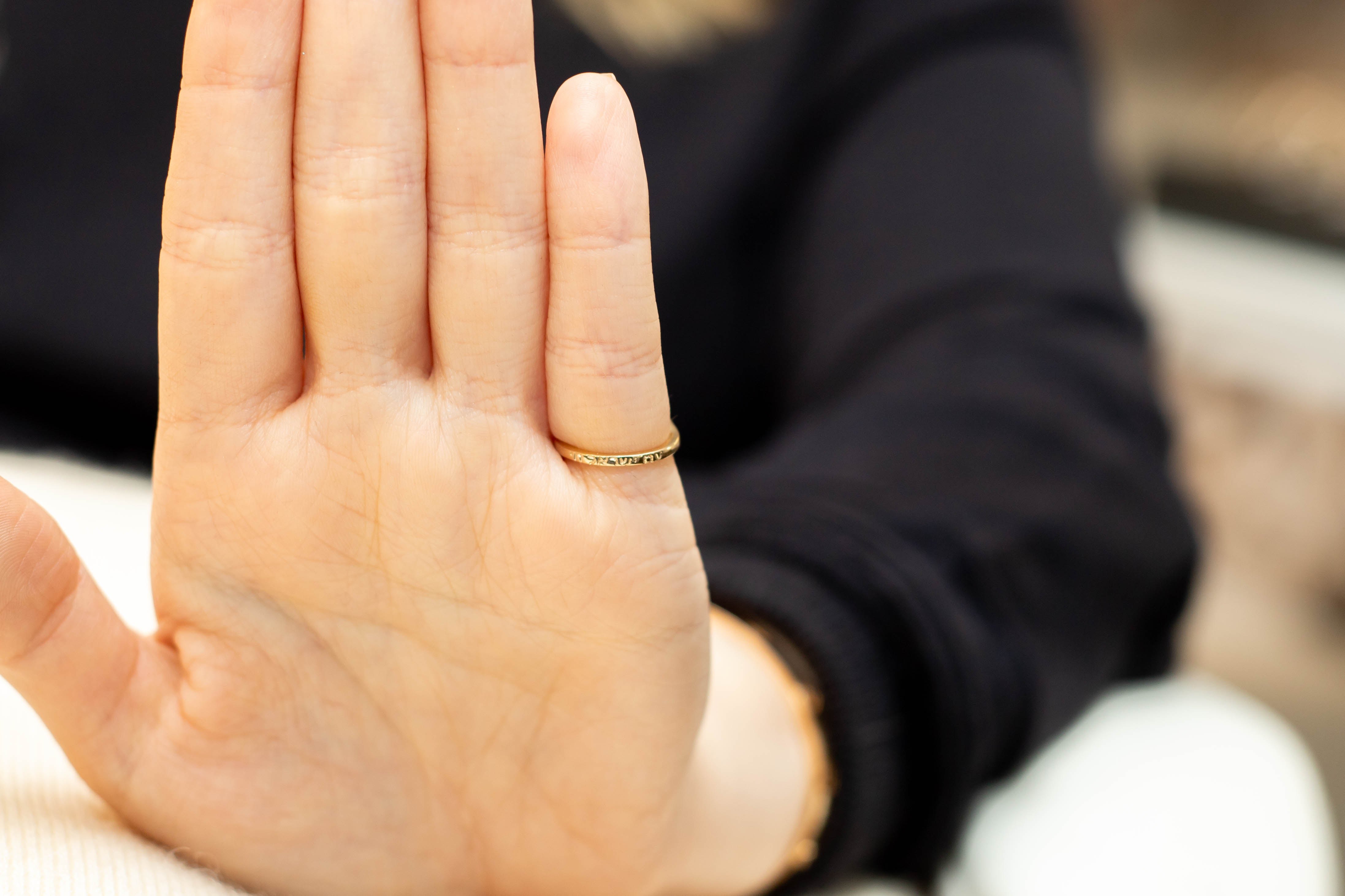 The Mazel Signet Pinky Ring