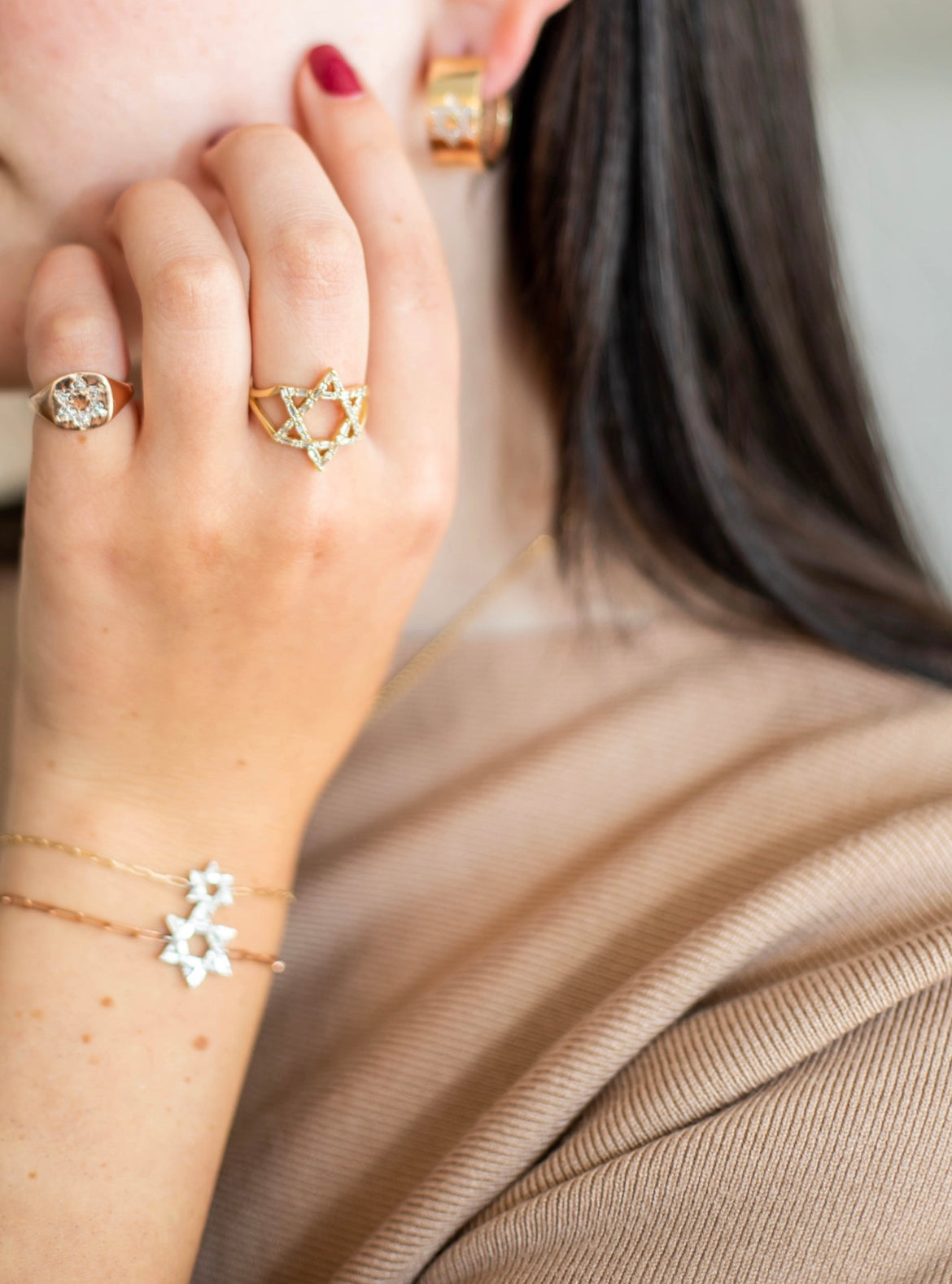 The Mazel Signet Pinky Ring