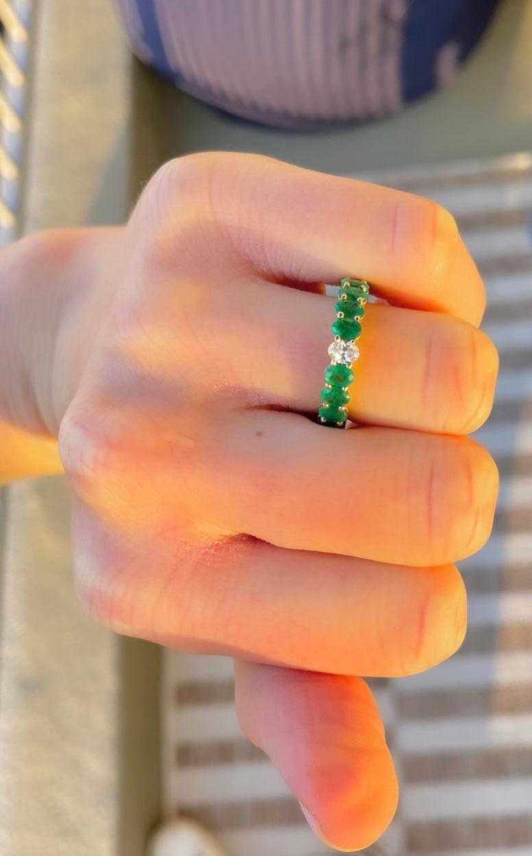 The Single Diamond Eternity Band