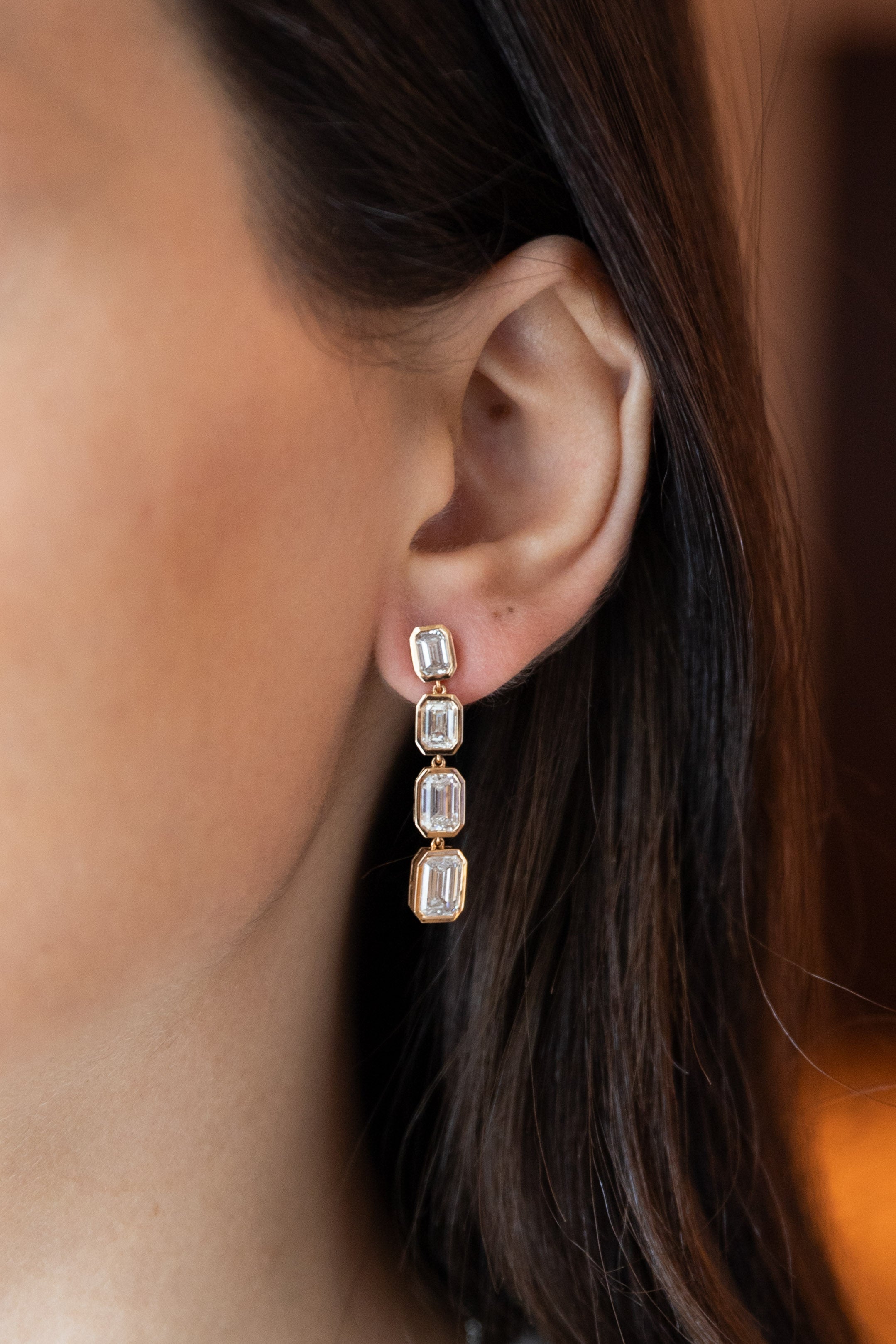 The Ray Emerald Drop Earring
