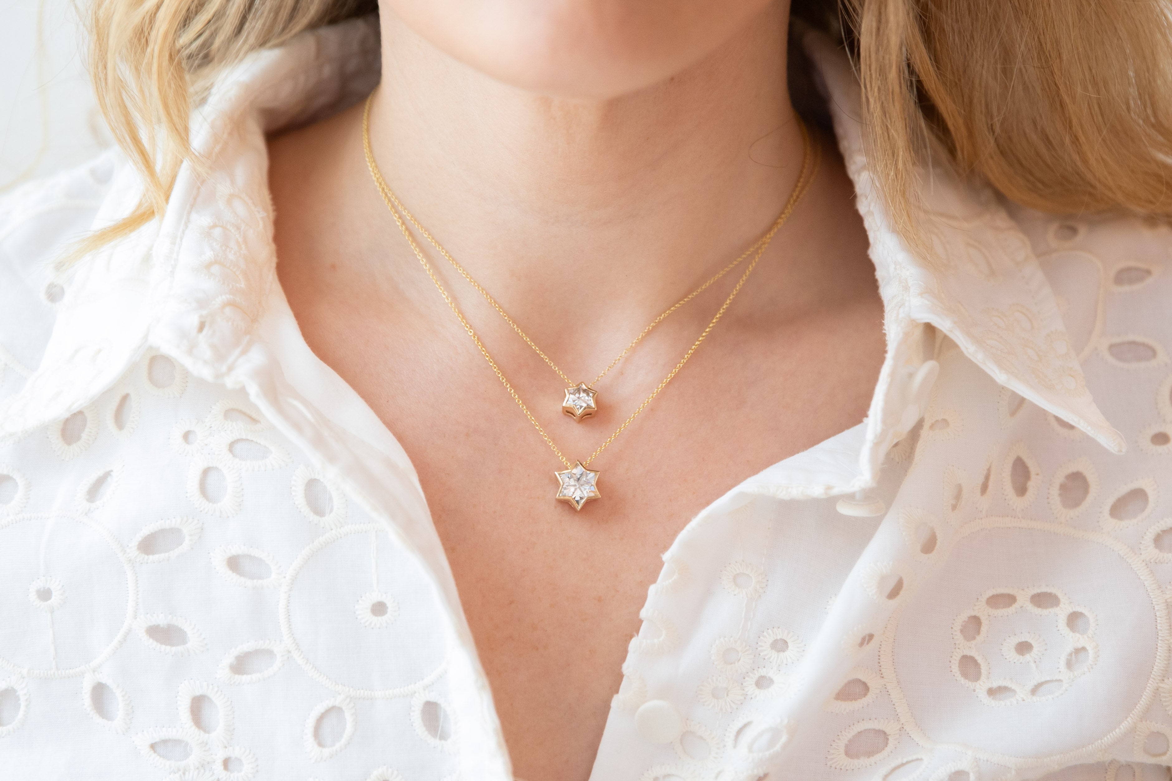 The Mini Ray of Mazel Necklace