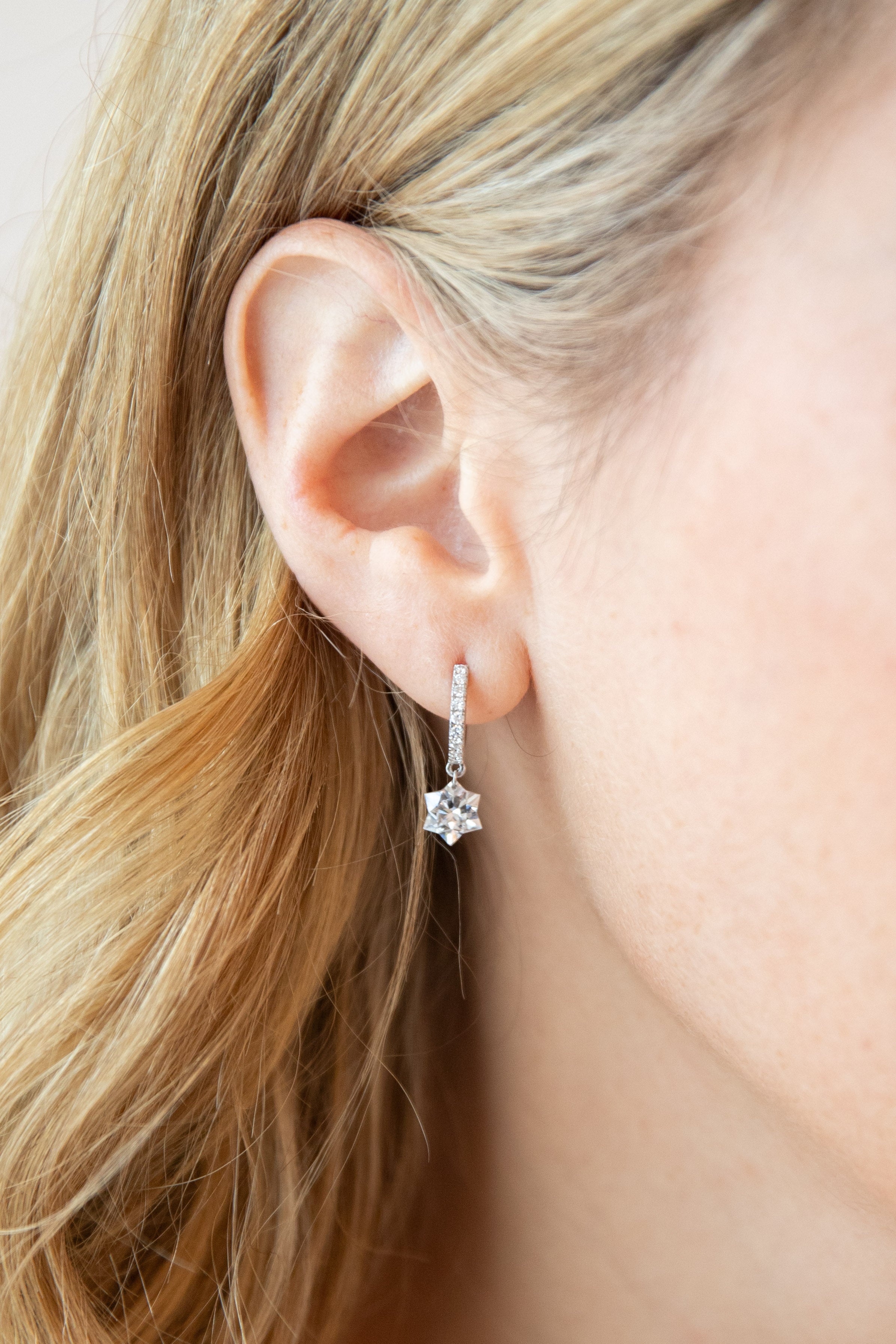 The Ray of Mazel Huggie Earrings