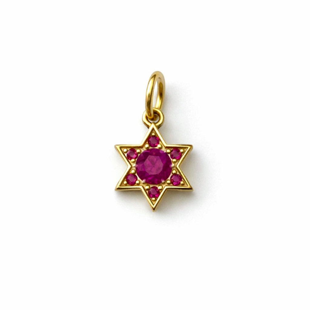 The Micro Mazel Ruby Charm