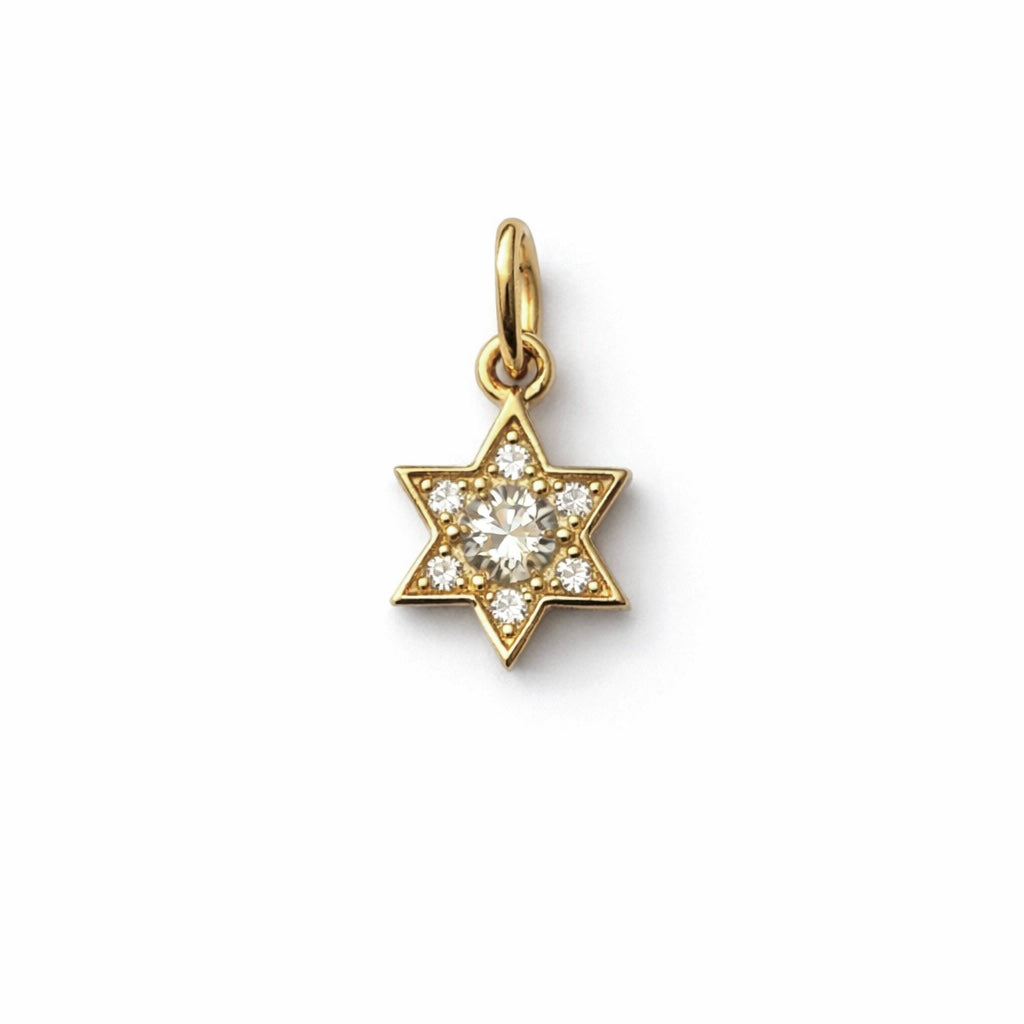 The Micro Mazel Diamond Charm