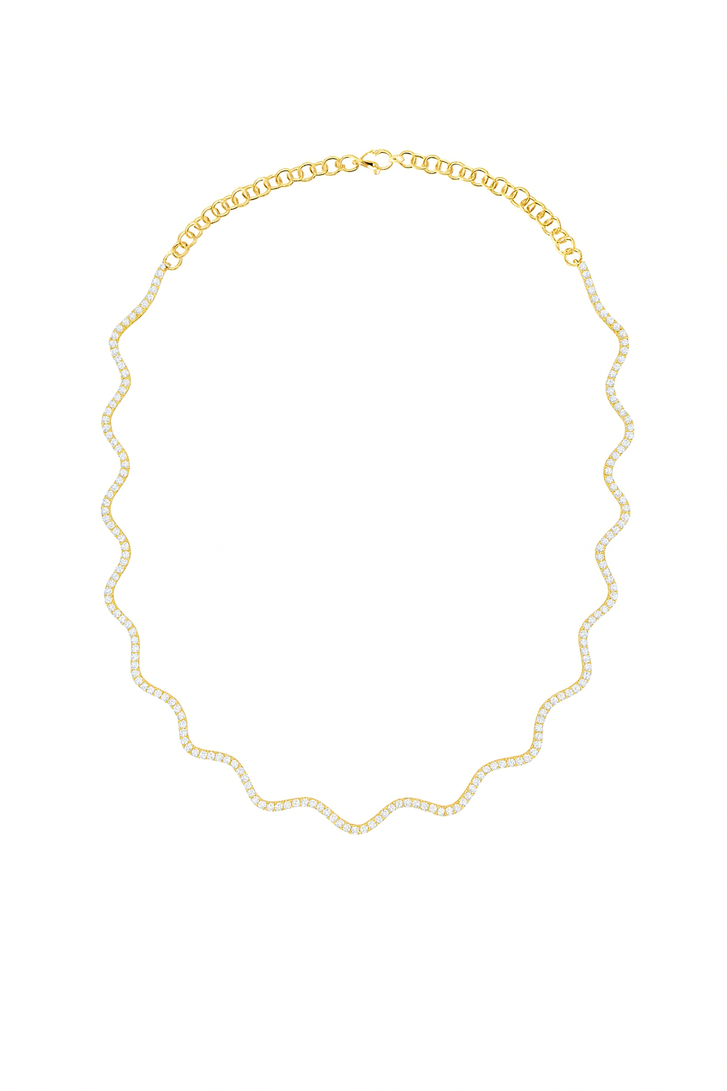 The Wave Tennis Necklace