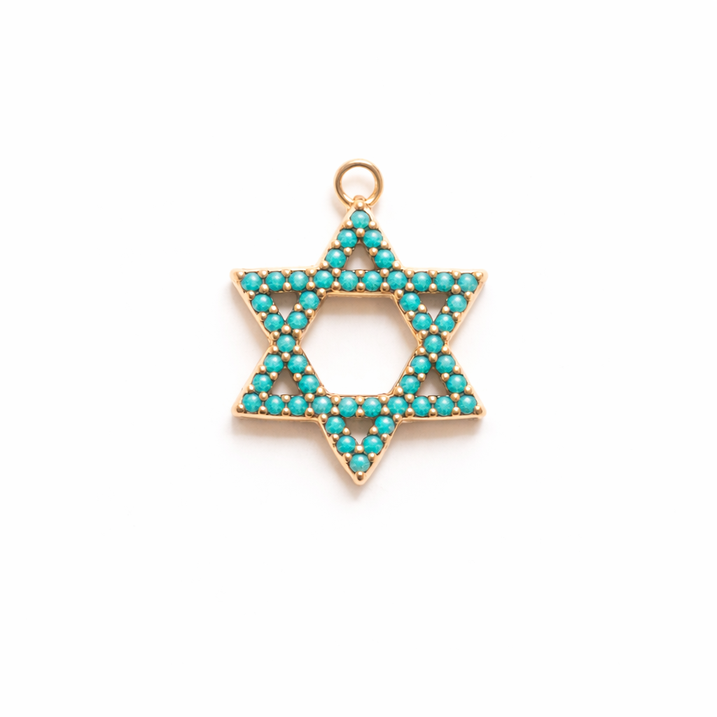 The Turquoise Mazel Charm