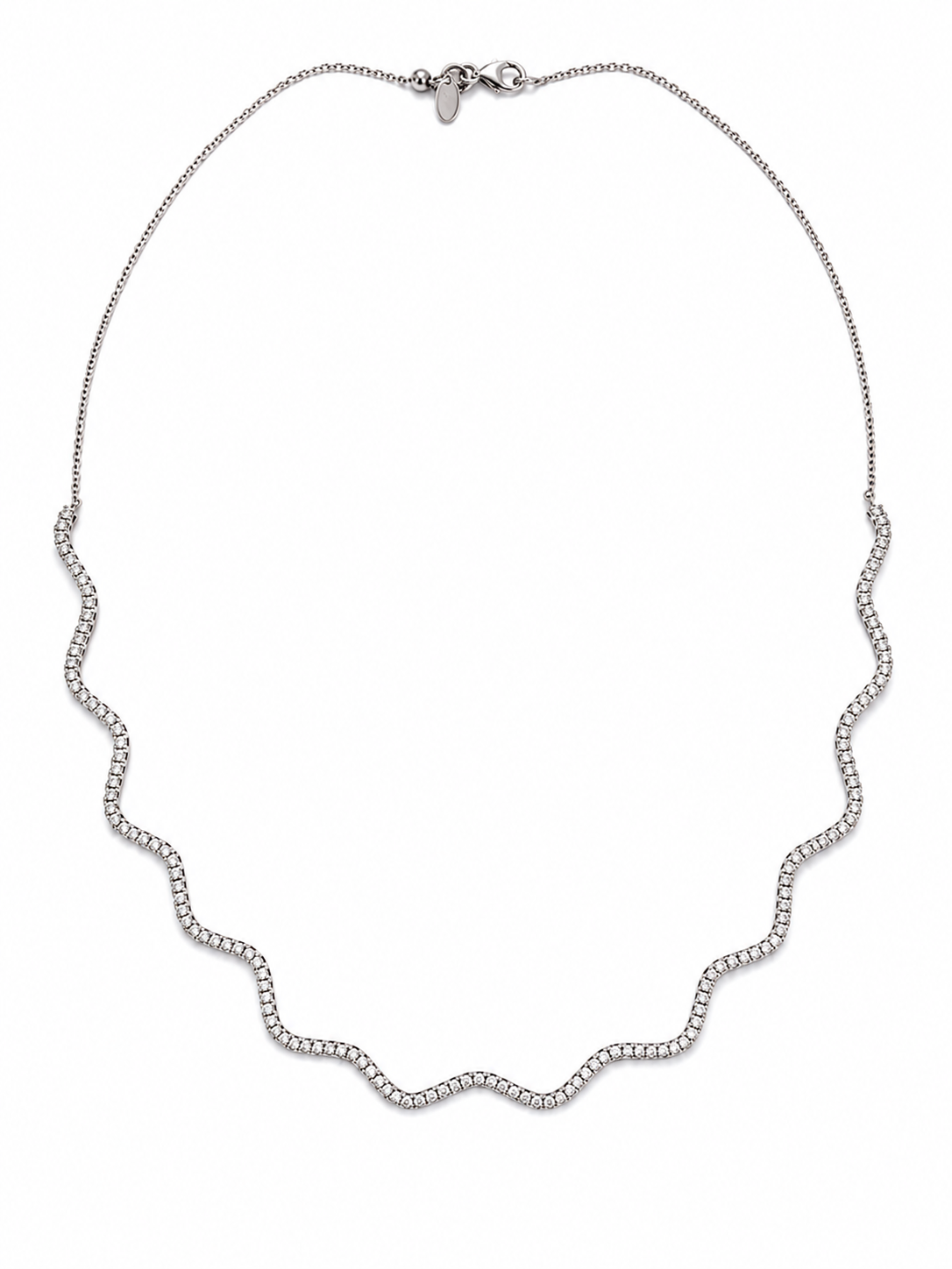 The Mini Wave Tennis Necklace