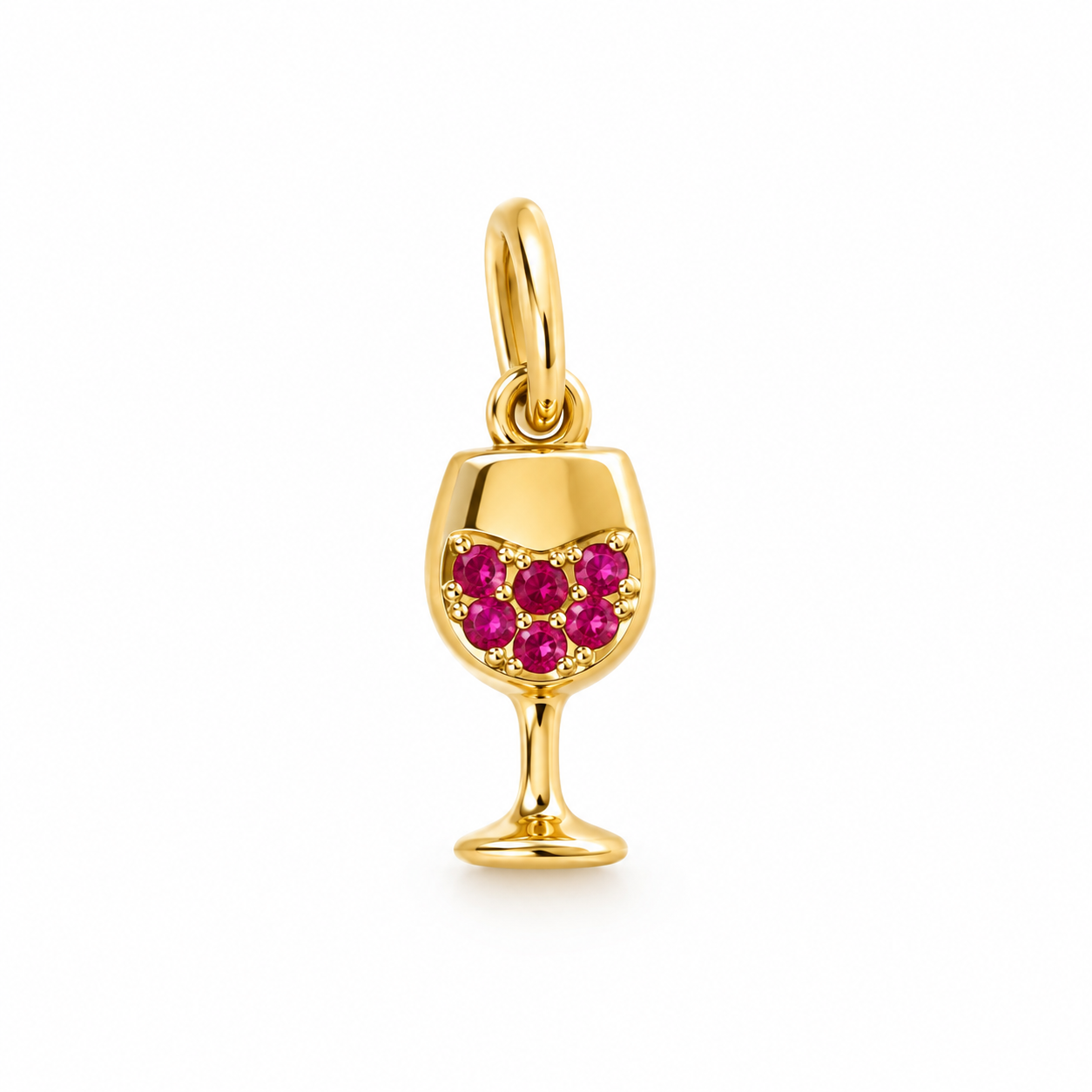 A Toast to life Mini Charm