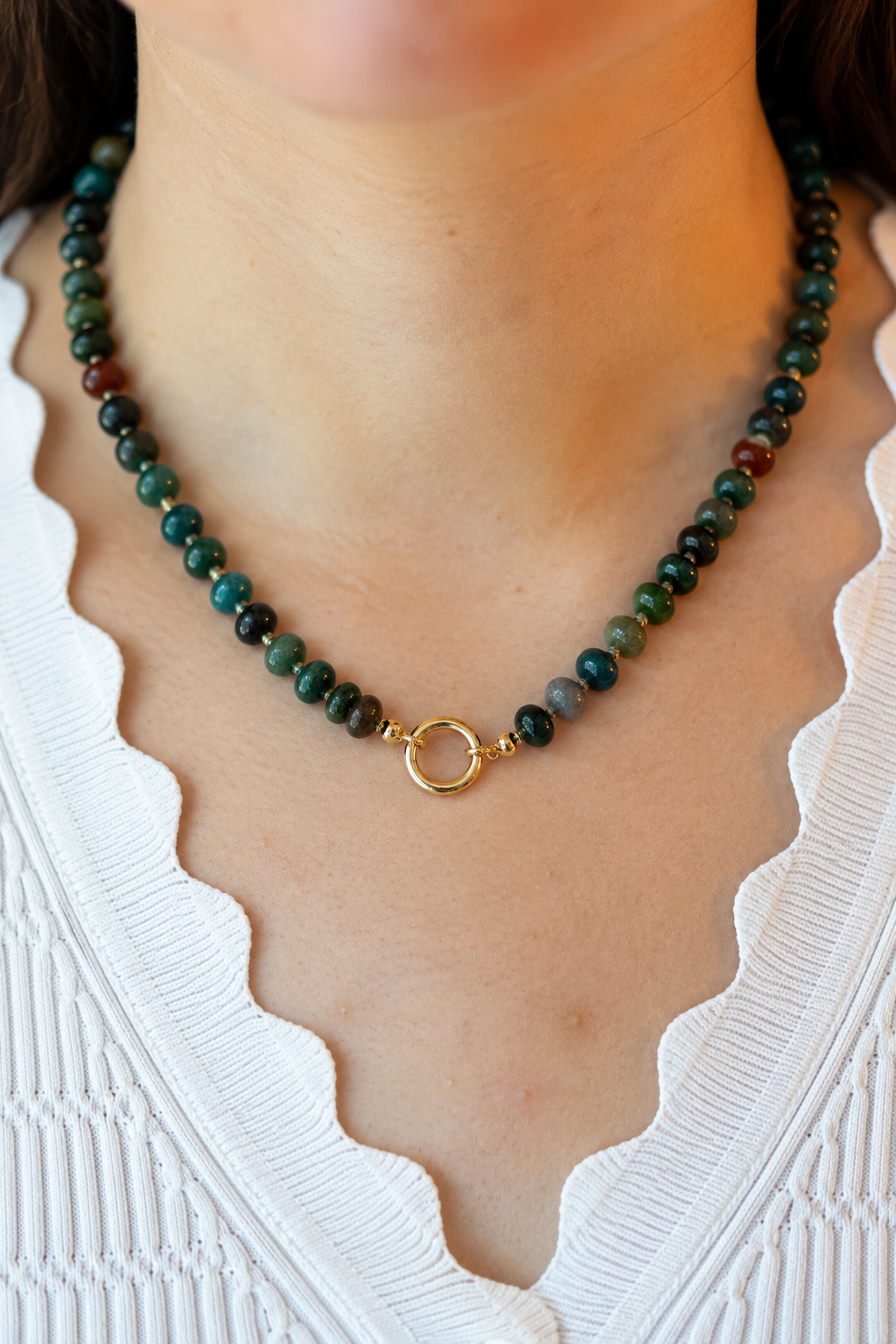 The Chunky Colorful Gemstone Chain