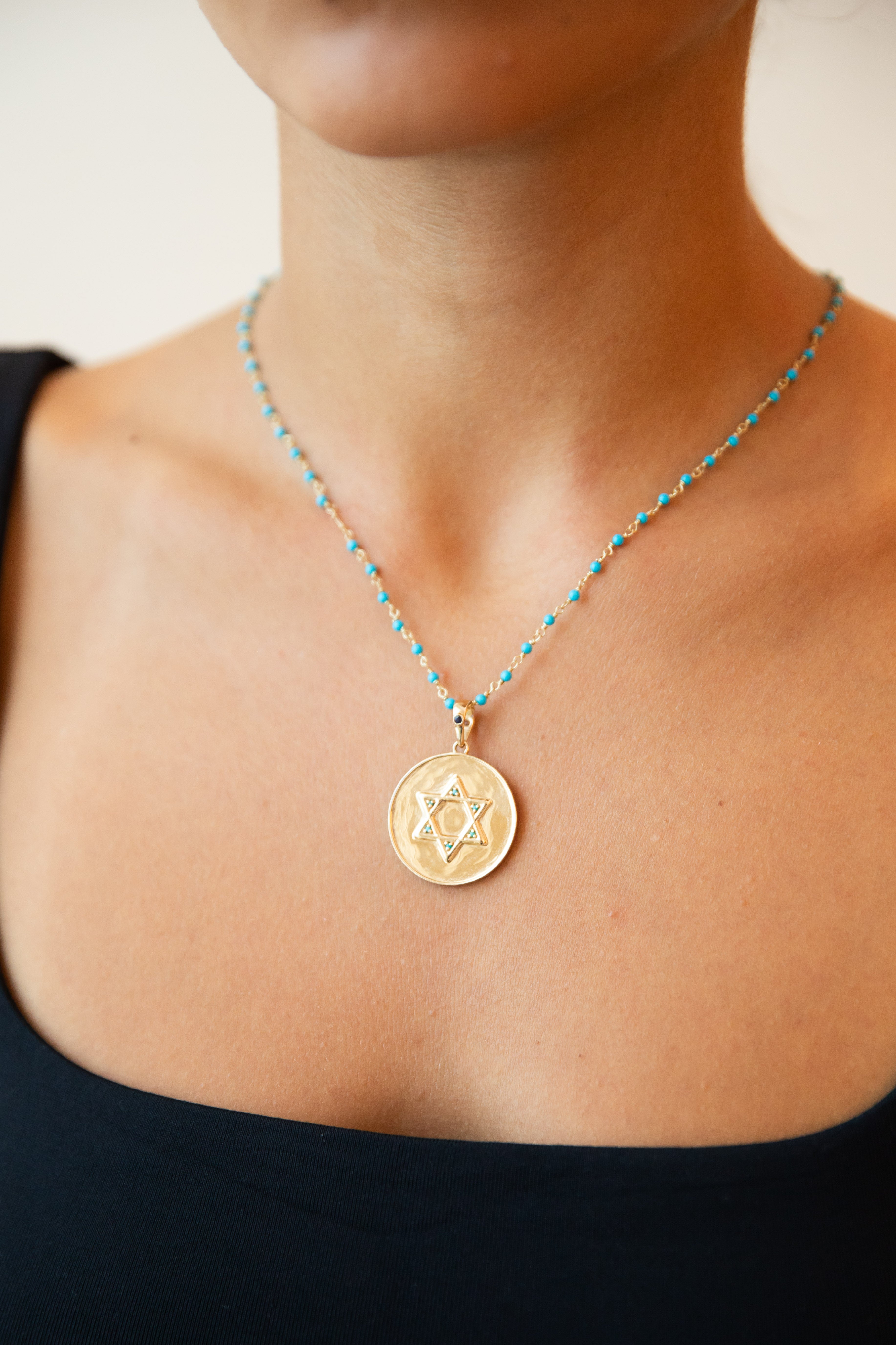 The Mazel Coin on Turquoise Chain