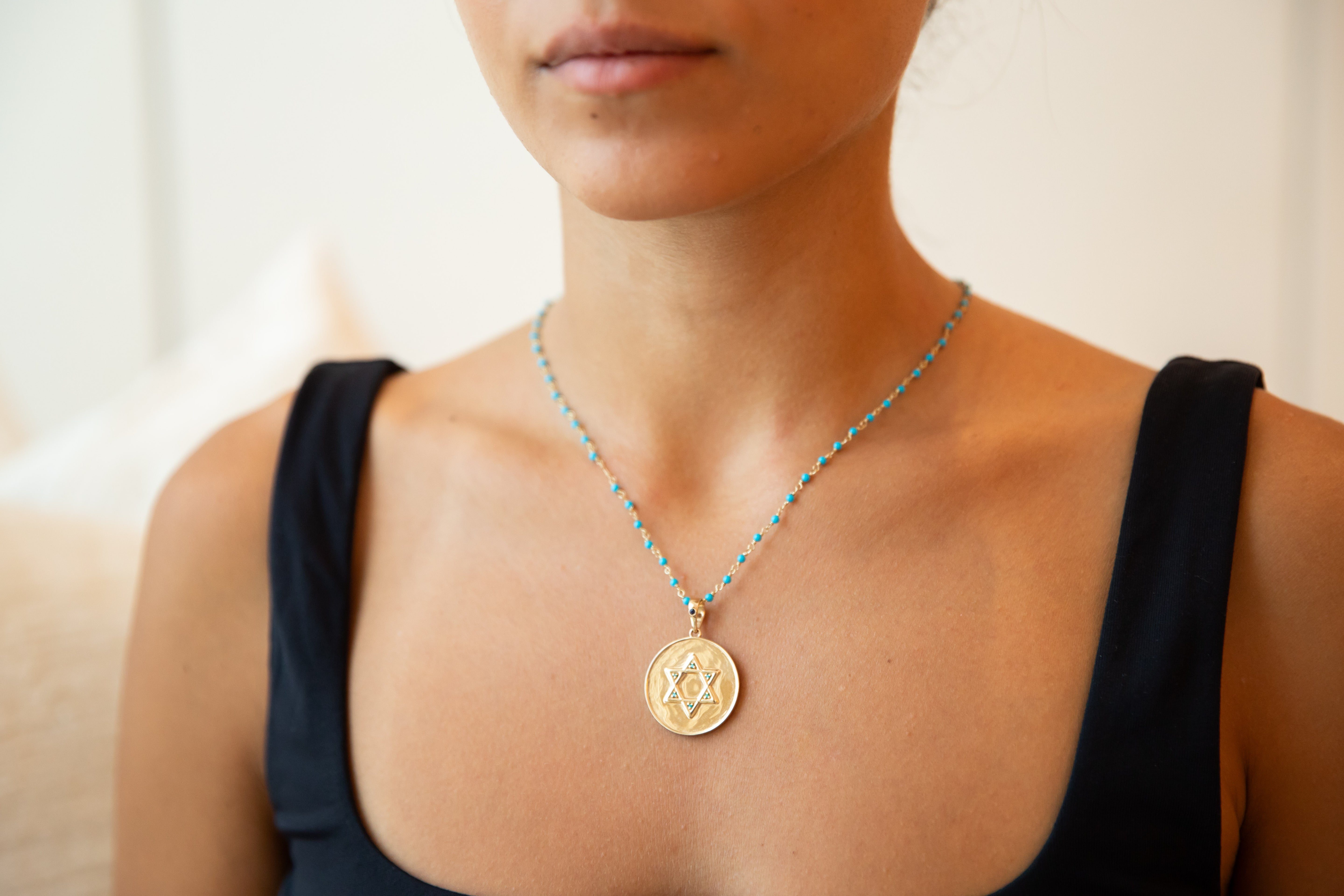 The Mazel Coin on Turquoise Chain