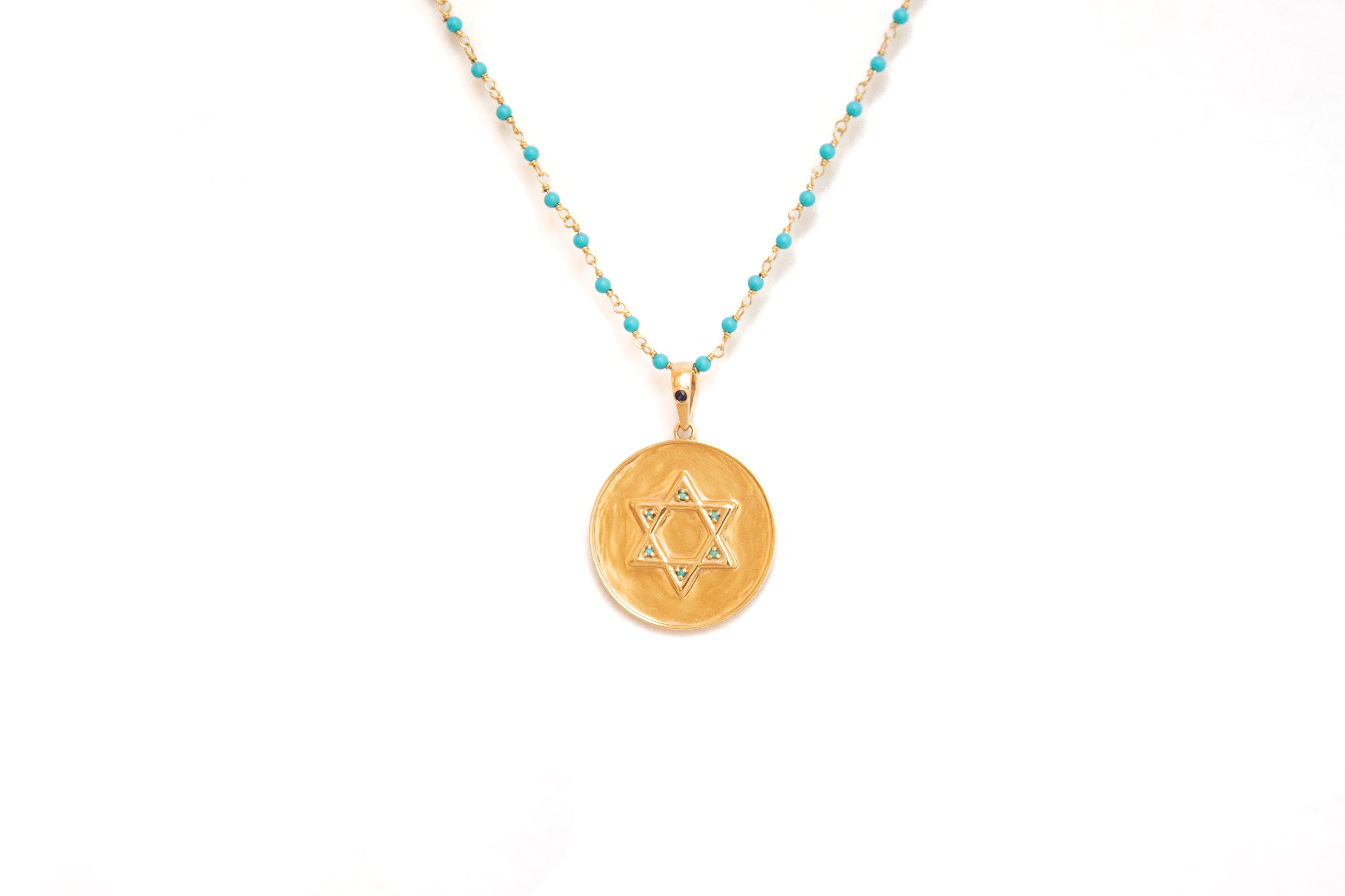 The Mazel Coin on Turquoise Chain