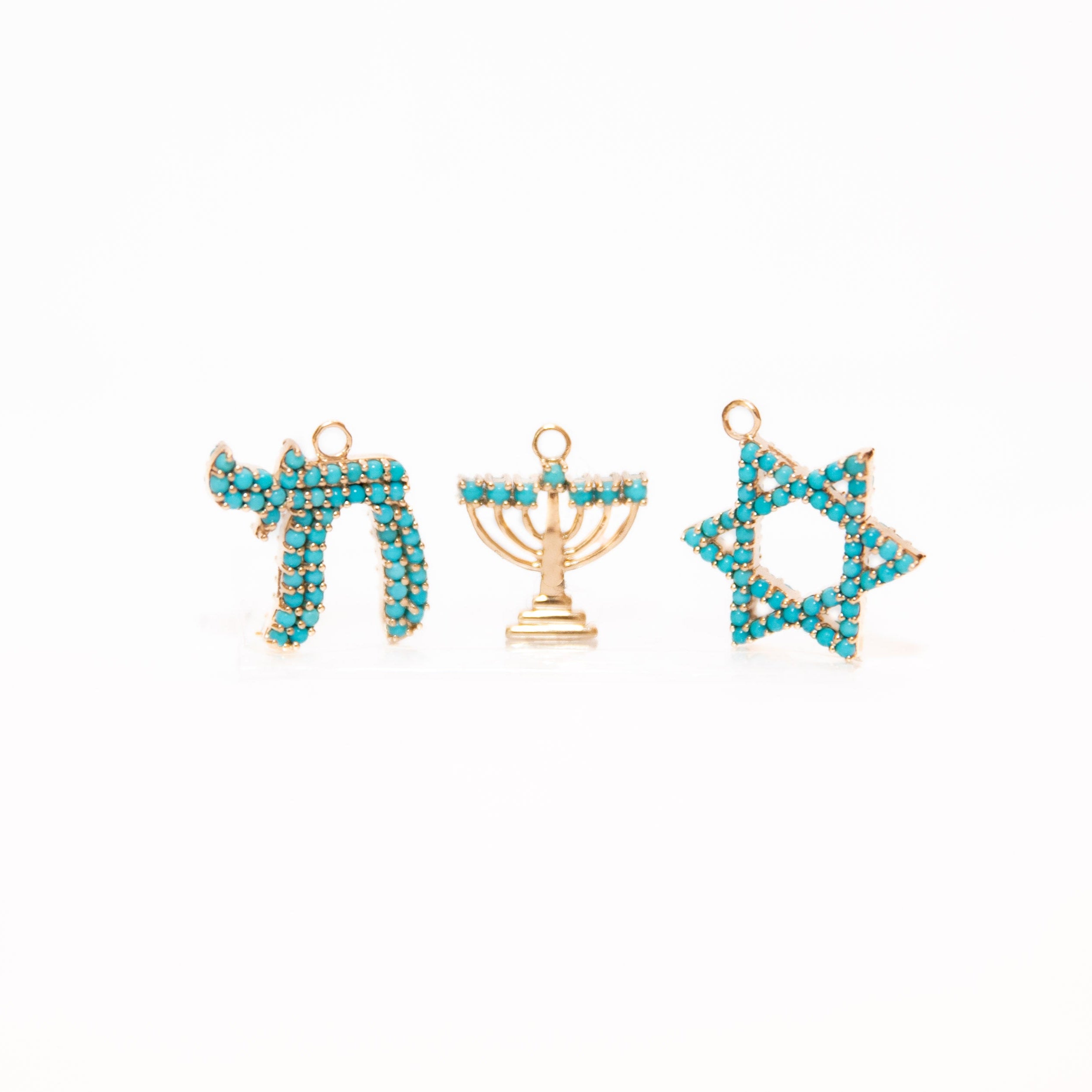 The Turquoise Mazel Charm Bracelet Bundle