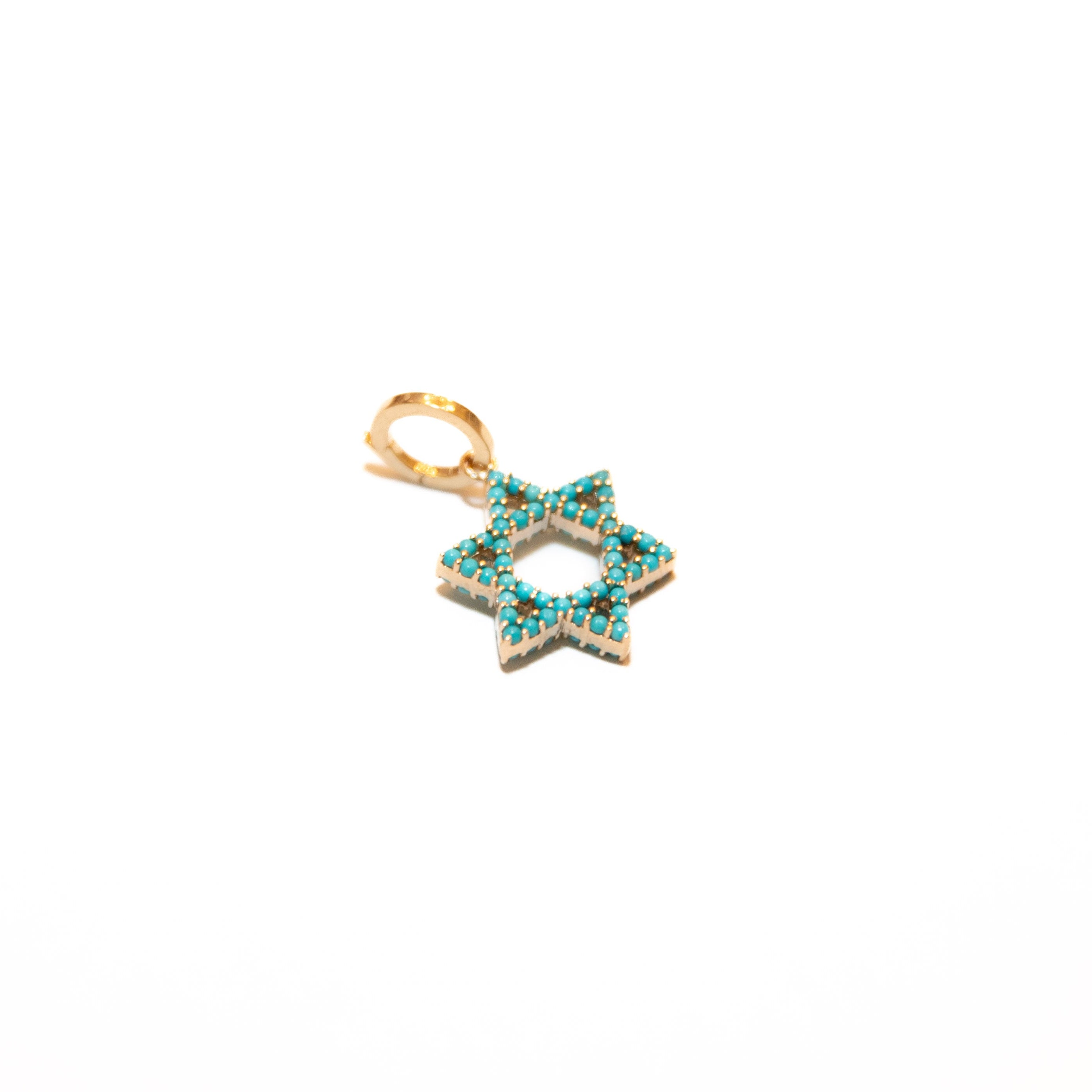 The Turquoise Mazel Charm