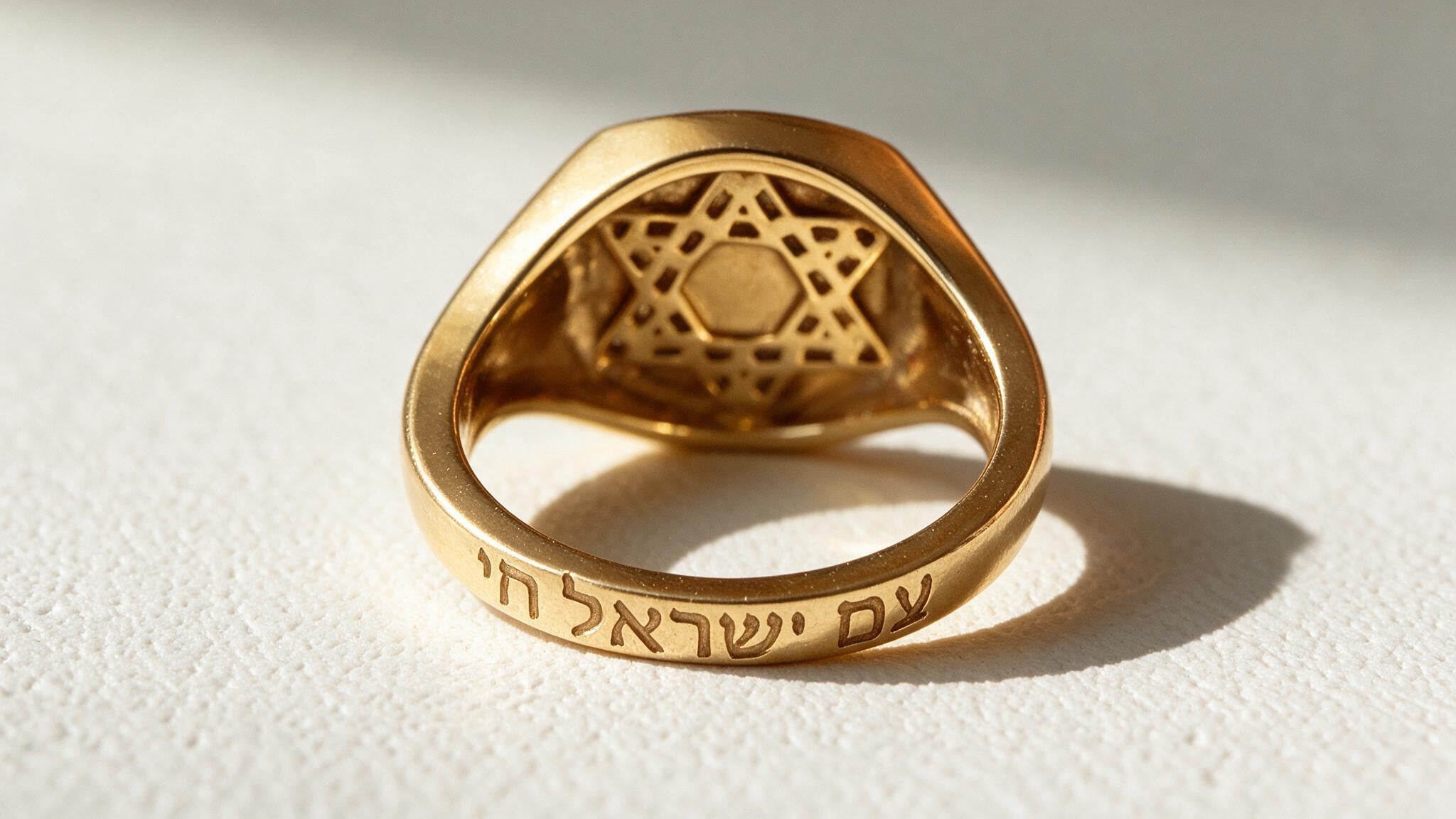 The Black Diamond Mazel Signet Pinky Ring