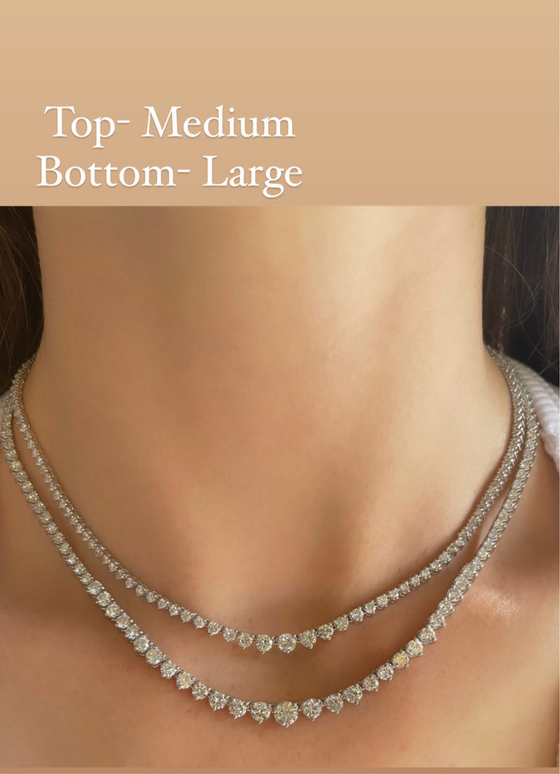 The Deb Adjustable Tennis Necklace