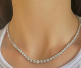 The Deb Adjustable Tennis Necklace