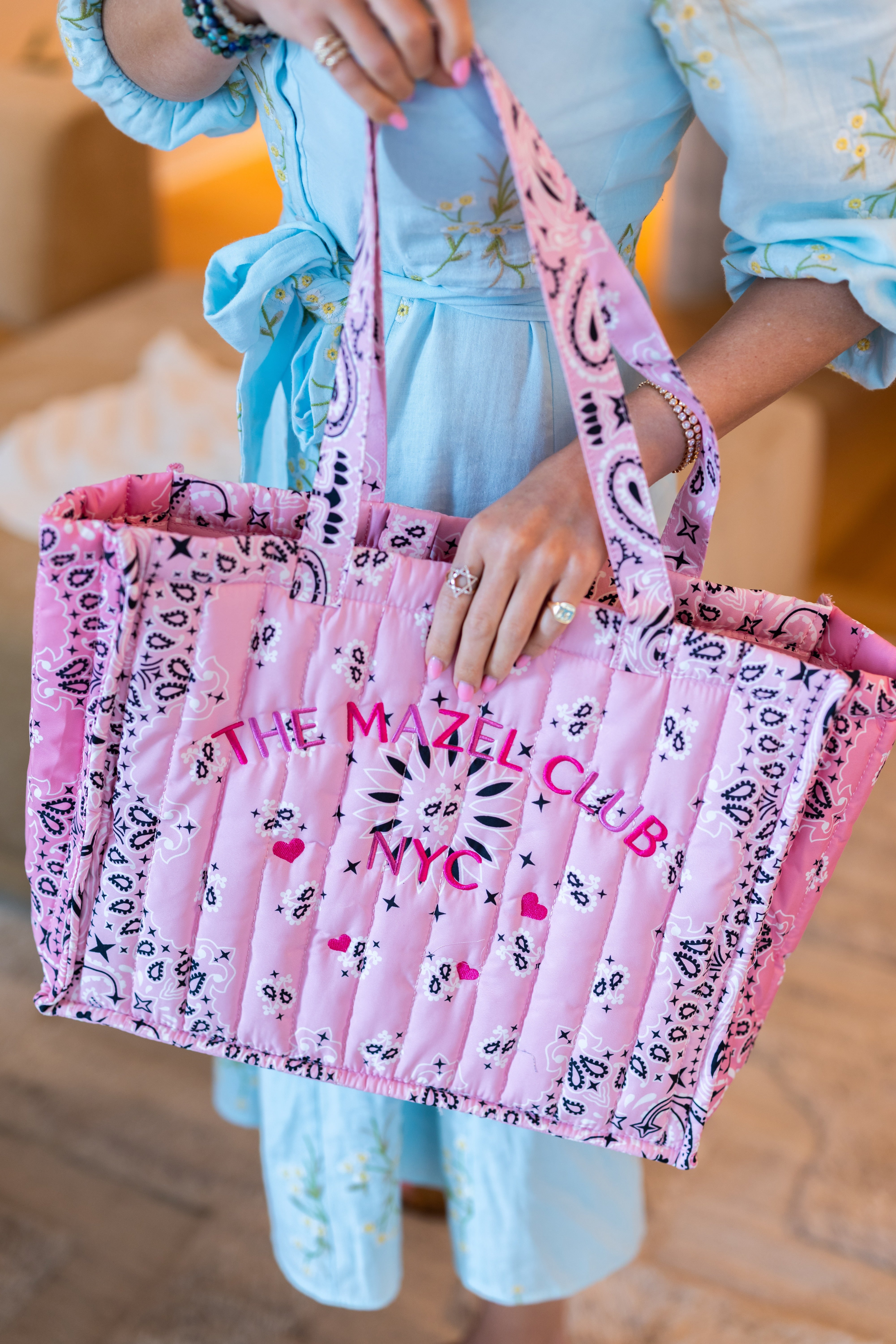 The Mazel Club Shlep Bag Pretty in Pink