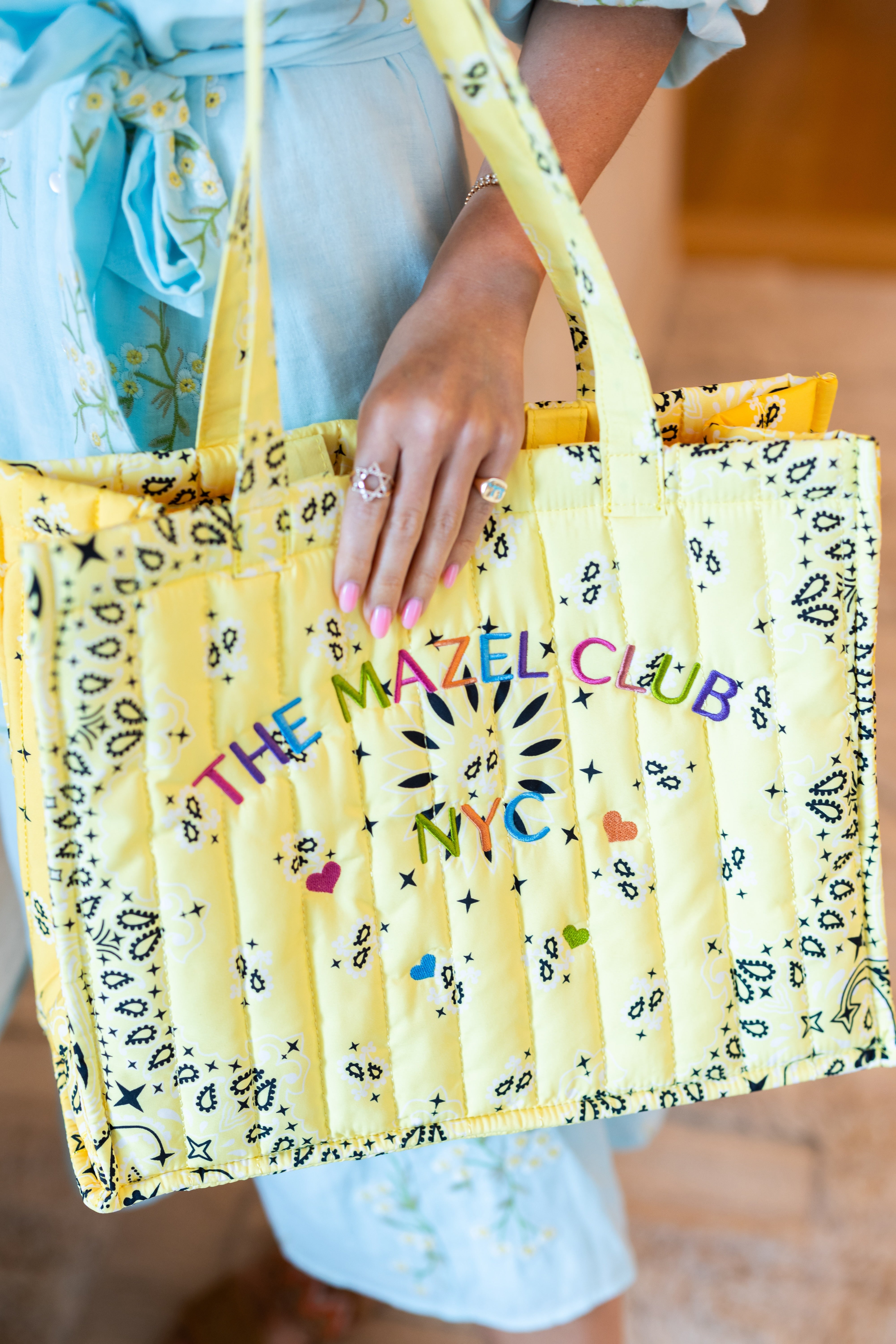 The Mazel Club Shlep Bag Buttercup Yellow