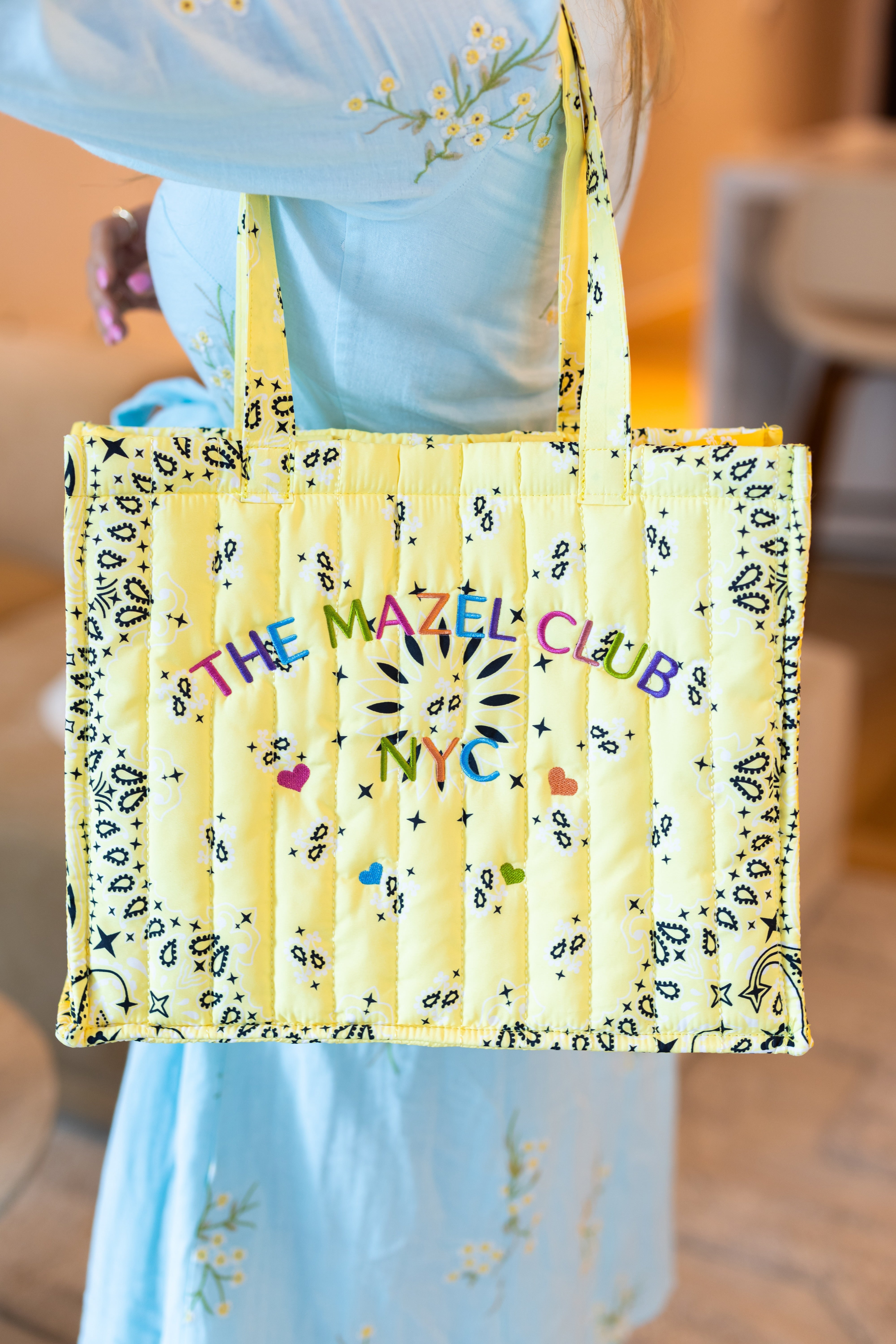 The Mazel Club Shlep Bag Buttercup Yellow