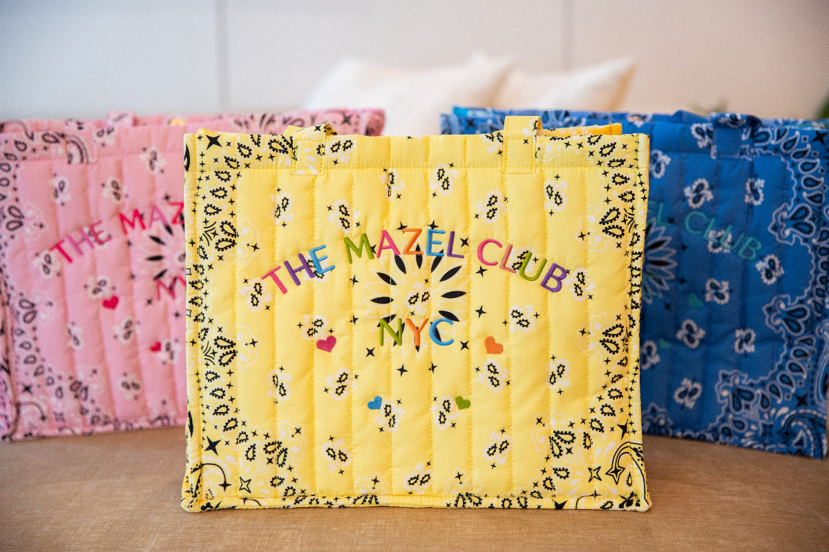The Mazel Club Shlep Bag Buttercup Yellow