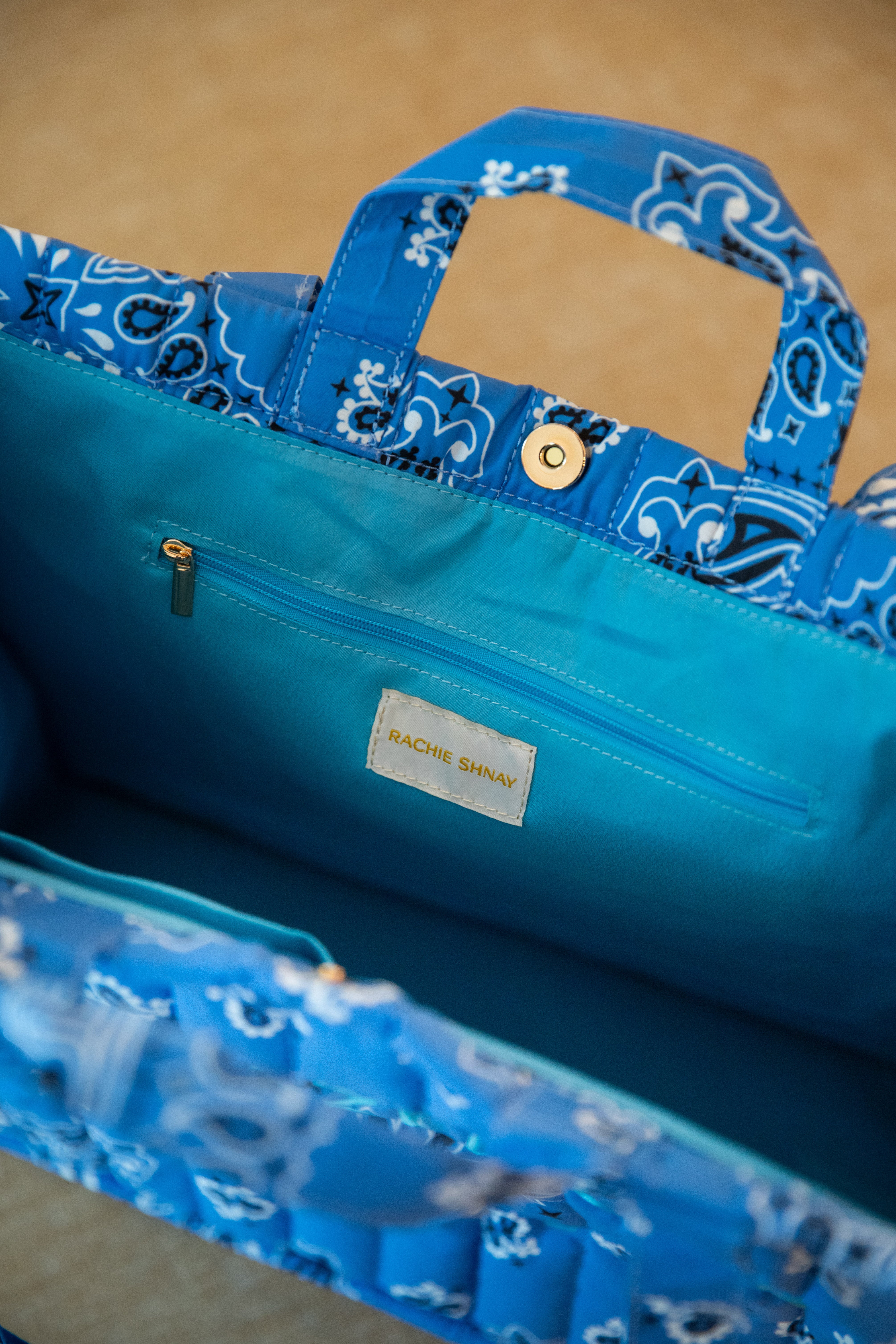 The Mazel Club Shlep Bag Ocean Blues
