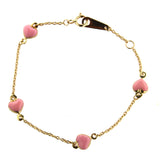 Pink Hearts Baby/Toddler Bracelet