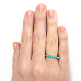 Turquoise Eternity Ring