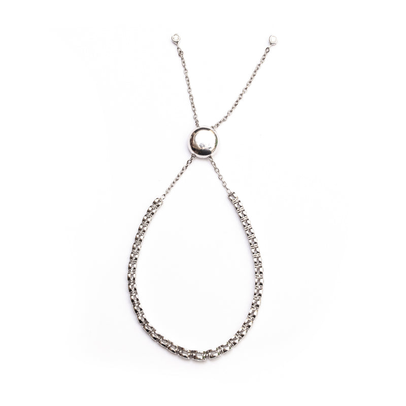 The Rachie Bezel Bolo Bracelet