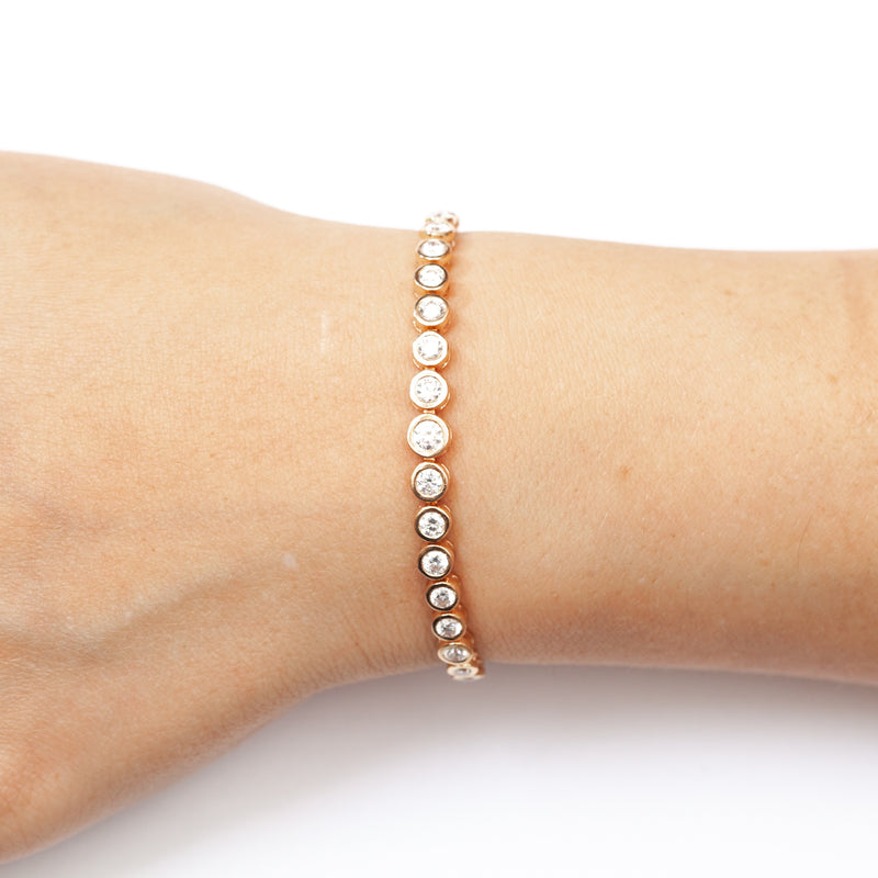 The Rachie Bezel Bolo Bracelet