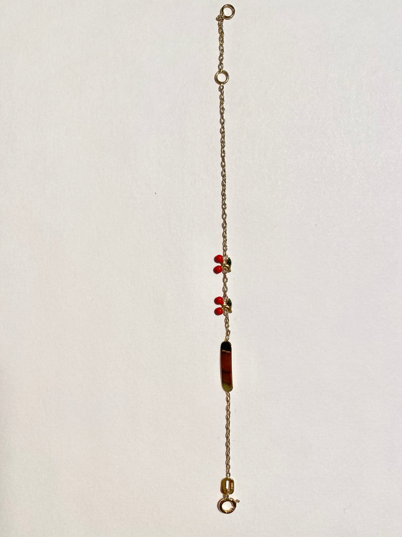 Little Cherries ID Baby Bracelet