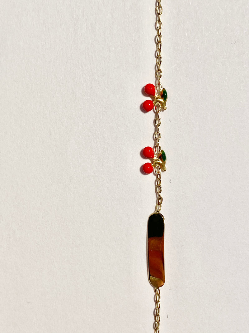 Little Cherries ID Baby Bracelet
