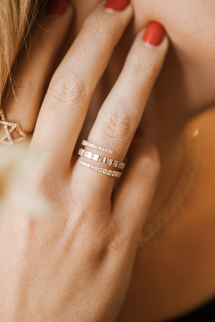 Combo Spiral Ring