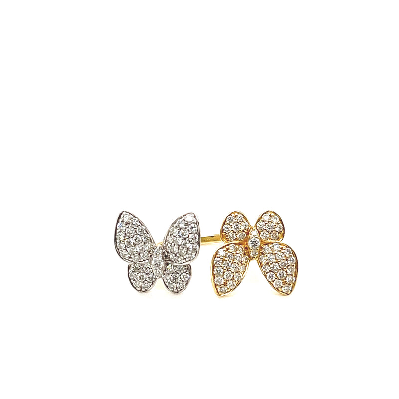 Butterfly Kisses Ring Yellow Sapphire