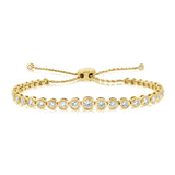 The Rachie Bezel Bolo Bracelet