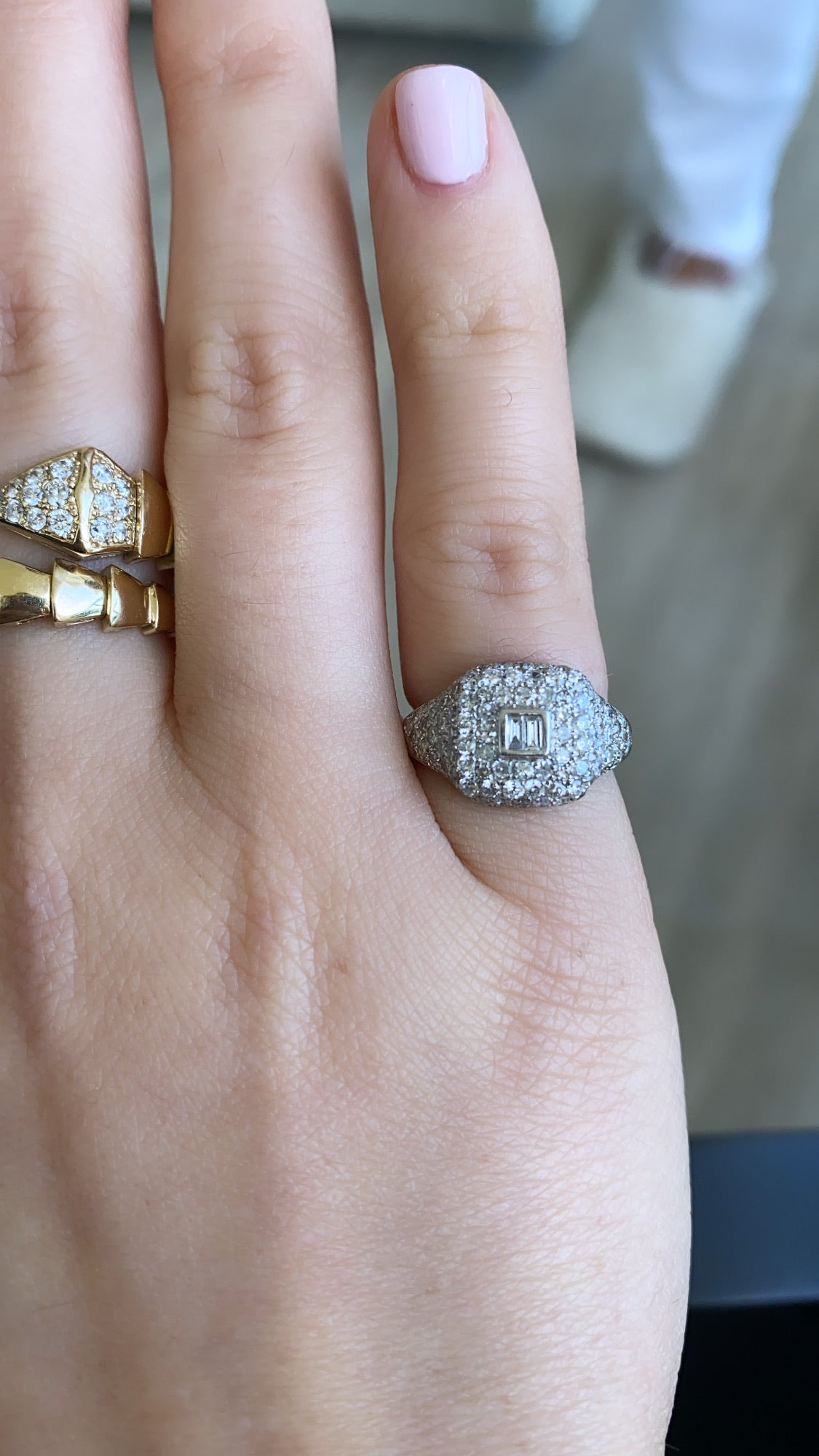 The Penelope Diamond Pinky Ring