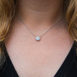 The Round Bezeled Solitaire