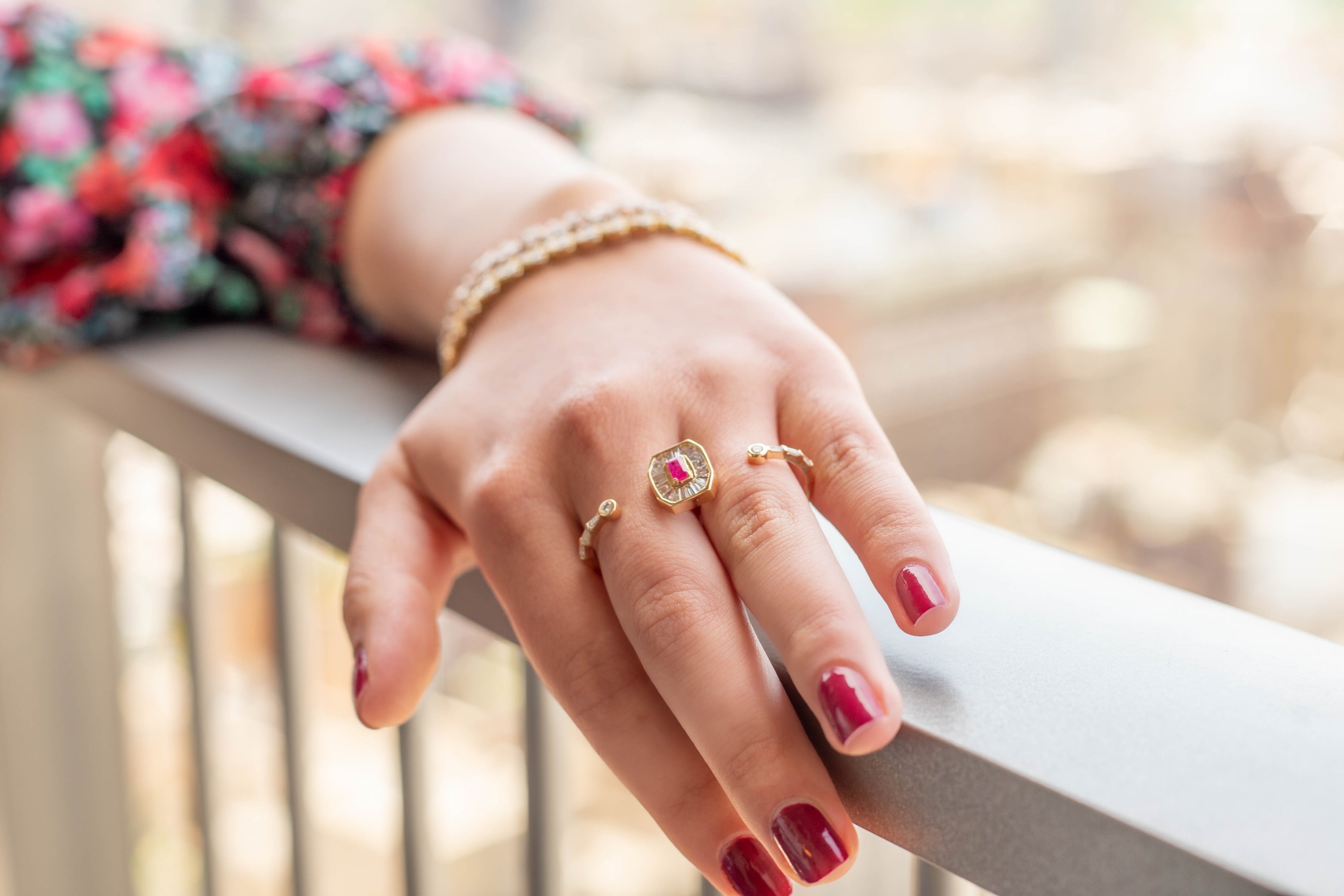 The Gatsby Gemstone Ring