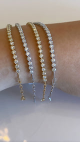 Paperclip Tennis Bracelet