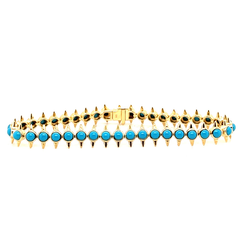 Turquoise Dagger Tennis bracelet
