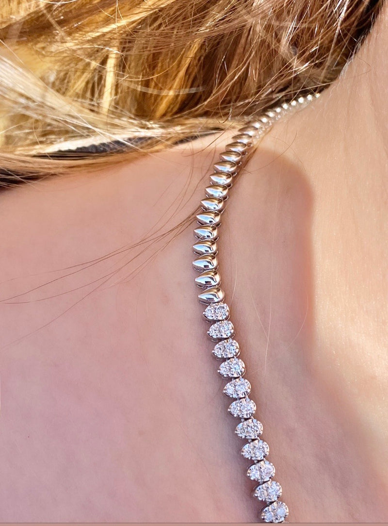The Pear Tennis Necklace