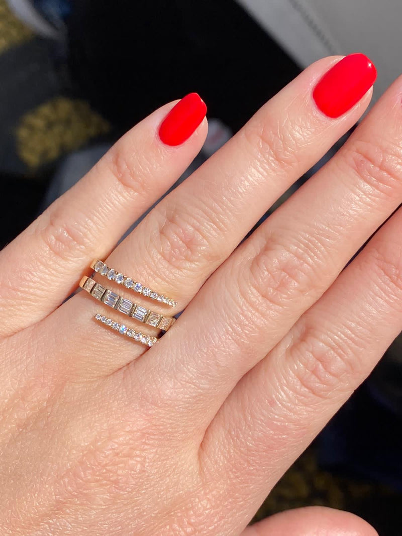 Combo Spiral Ring