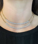Half Hess Paperclip Necklace