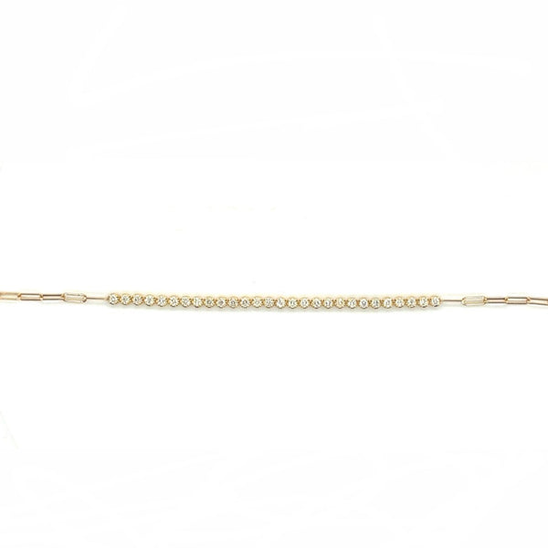 Paperclip Tennis Bracelet