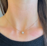 Mini Blooms Paperclip Necklace