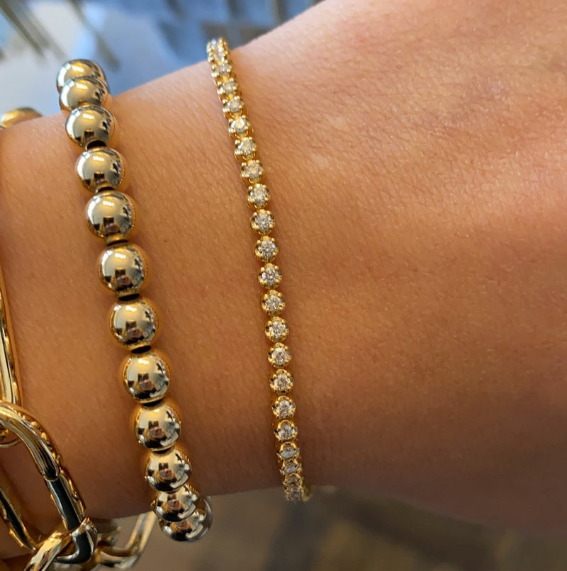 Paperclip Tennis Bracelet