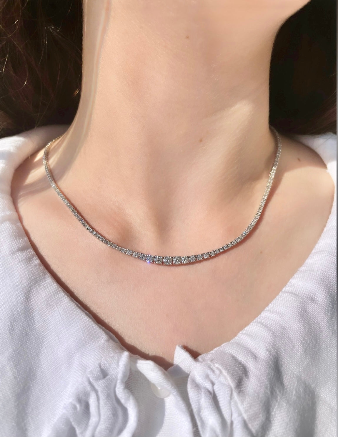 The Leo Tennis Necklace