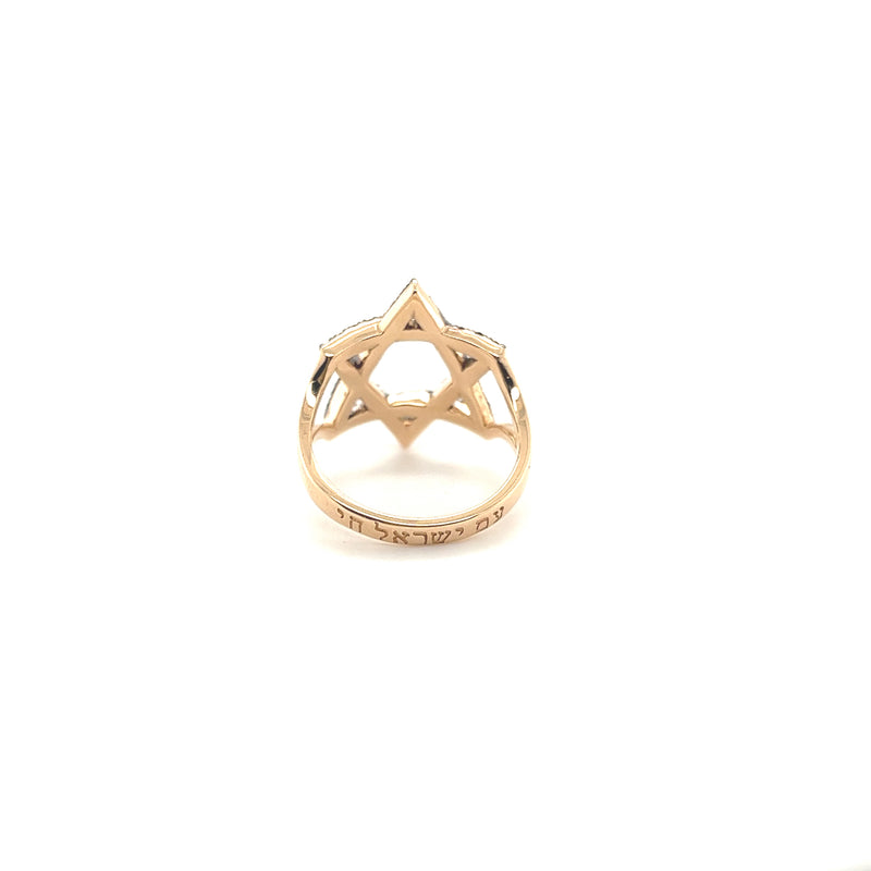 The Mazel Ring Black Diamond