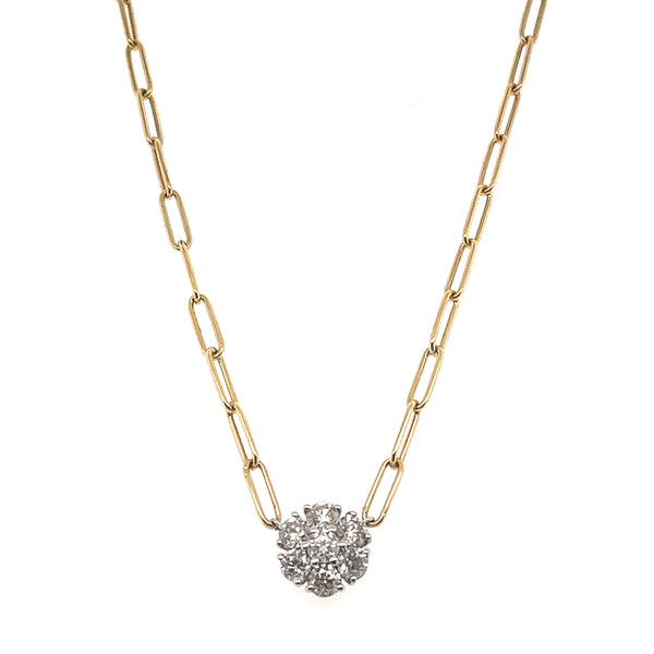 Blooms Paperclip Necklace